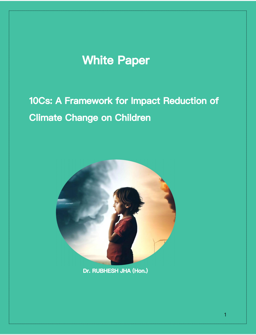 10Cs: A Framework for Impact Reduction of Climate Change on Children