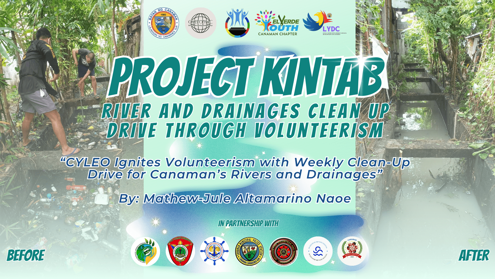 CYLEO Ignites Volunteerism with Weekly Clean-up Drive for Canaman's Rivers and Drains